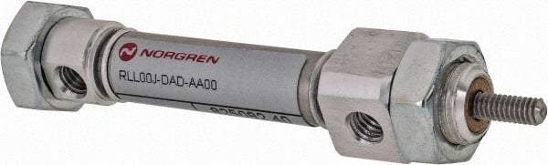 Norgren - 1/2" Stroke x 5/16" Bore Double Acting Air Cylinder - 10-32 Port, 5-40 Rod Thread - Makers Industrial Supply