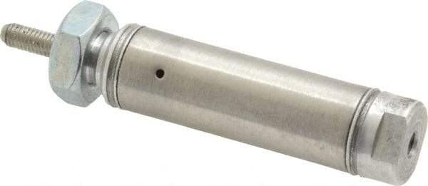 Norgren - 1/2" Stroke x 9/16" Bore Single Acting Air Cylinder - 10-32 Port, 10-32 Rod Thread - Makers Industrial Supply