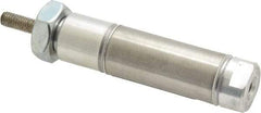 Norgren - 1/2" Stroke x 9/16" Bore Double Acting Air Cylinder - 10-32 Port, 10-32 Rod Thread - Makers Industrial Supply