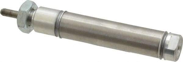 Norgren - 1-1/2" Stroke x 9/16" Bore Double Acting Air Cylinder - 10-32 Port, 10-32 Rod Thread - Makers Industrial Supply