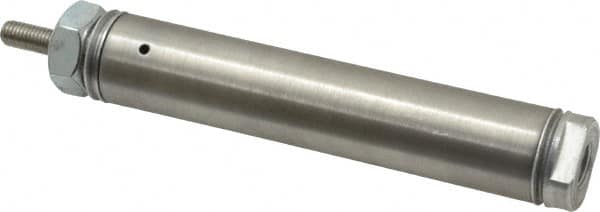 Norgren - 2" Stroke x 3/4" Bore Single Acting Air Cylinder - 1/8 Port, 1/4-28 Rod Thread - Makers Industrial Supply