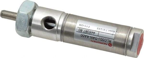 Norgren - 1/2" Stroke x 3/4" Bore Double Acting Air Cylinder - 1/8 Port, 1/4-28 Rod Thread - Makers Industrial Supply