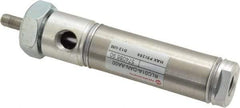 Norgren - 1" Stroke x 3/4" Bore Double Acting Air Cylinder - 1/8 Port, 1/4-28 Rod Thread - Makers Industrial Supply