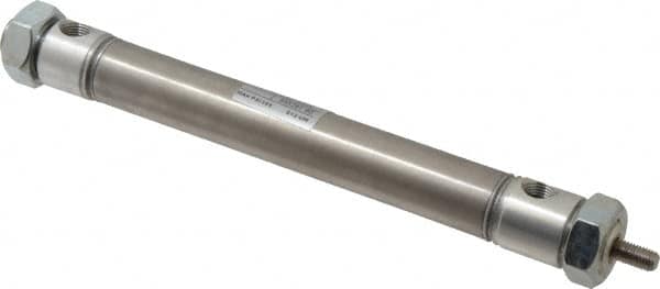 Norgren - 4" Stroke x 3/4" Bore Double Acting Air Cylinder - 1/8 Port, 1/4-28 Rod Thread - Makers Industrial Supply