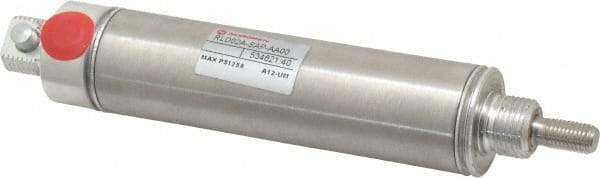 Norgren - 2" Stroke x 1-1/16" Bore Single Acting Air Cylinder - 1/8 Port, 5/16-24 Rod Thread - Makers Industrial Supply