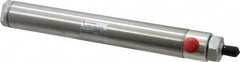 Norgren - 6" Stroke x 1-1/16" Bore Double Acting Air Cylinder - 1/8 Port, 5/16-24 Rod Thread - Makers Industrial Supply