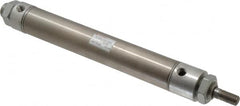 Norgren - 6" Stroke x 1-1/4" Bore Double Acting Air Cylinder - 1/8 Port, 7/16-20 Rod Thread - Makers Industrial Supply