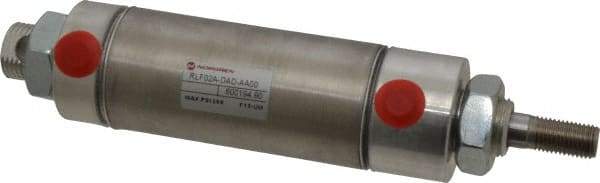 Norgren - 2" Stroke x 1-1/2" Bore Double Acting Air Cylinder - 1/8 Port, 7/16-20 Rod Thread - Makers Industrial Supply