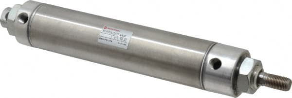 Norgren - 5" Stroke x 1-1/2" Bore Double Acting Air Cylinder - 1/8 Port, 7/16-20 Rod Thread - Makers Industrial Supply