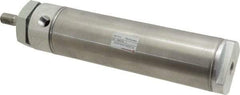 Norgren - 5" Stroke x 2" Bore Double Acting Air Cylinder - 1/4 Port, 1/2-20 Rod Thread - Makers Industrial Supply