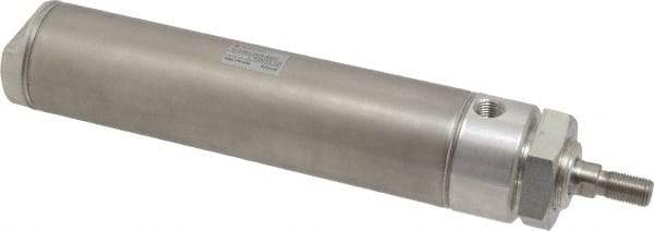 Norgren - 6" Stroke x 2" Bore Double Acting Air Cylinder - 1/4 Port, 1/2-20 Rod Thread - Makers Industrial Supply