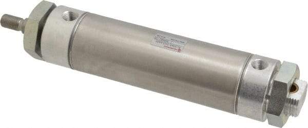 Norgren - 4" Stroke x 2" Bore Double Acting Air Cylinder - 1/4 Port, 1/2-20 Rod Thread - Makers Industrial Supply