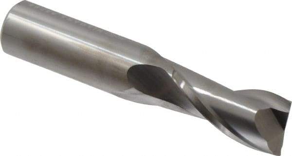 Niagara Cutter - 3/4", 1-1/2" LOC, 3/4" Shank Diam, 4" OAL, 2 Flute, Solid Carbide Square End Mill - Single End, Uncoated, Spiral Flute, 30° Helix, Centercutting, Right Hand Cut, Right Hand Flute, Series C230 - Makers Industrial Supply