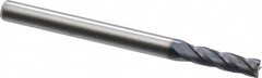 Niagara Cutter - 7/64" Diam, 3/8" LOC, 1/8" Shank Diam, 1-1/2" OAL, 4 Flute Solid Carbide Square End Mill - Makers Industrial Supply