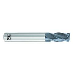 1/2" Dia. - 3" OAL - .030 CR-Solid Carbide - HP End Mill-4 FL - Makers Industrial Supply