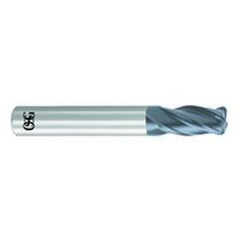 3/8" Dia. - 2-1/2" OAL - .060 CR-Solid Carbide - HP End Mill-4 FL - Makers Industrial Supply