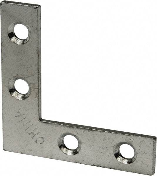 Value Collection - 1-1/2" Long x 1/2" Wide, Steel, Corner Brace - Zinc Plated - Makers Industrial Supply