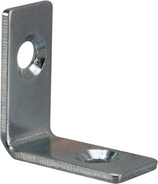 Value Collection - 1" Long x 1-1/2" Wide, Steel, Corner Brace - Zinc Plated - Makers Industrial Supply