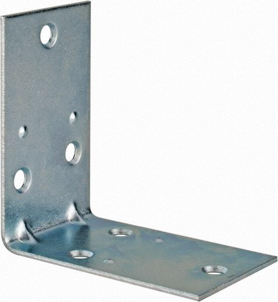 Value Collection - 2-1/2" Long x 2-1/2" Wide, Steel, Corner Brace - Zinc Plated - Makers Industrial Supply