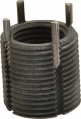 Recoil - M16x1.50 Internal, M22x1.50 External, 22mm Insert Length, Heavy Duty Keylocking Thread Inserts - Carbon Steel, Zinc Phosphate Finish, Grade C1215 - Makers Industrial Supply