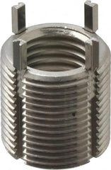 Recoil - M16x2.00 Internal, M22x1.50 External, 22mm Insert Length, Heavy Duty Keylocking Thread Inserts - Stainless Steel, Passivated Finish, Grade 303 - Makers Industrial Supply