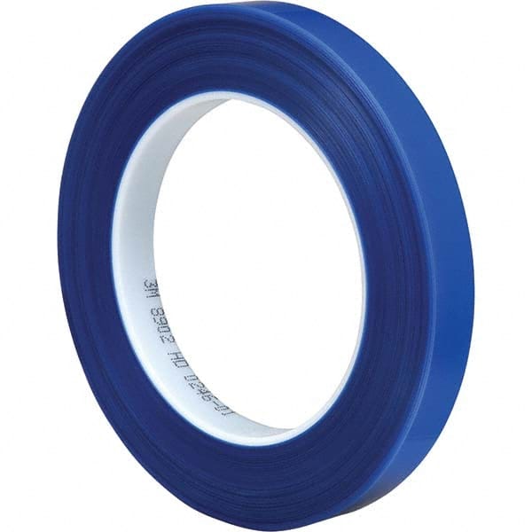 3M - 72 Yd x 12" Blue Polyester Film Tape - Makers Industrial Supply