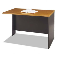 Bush Business Furniture - Office Desks Type: Return/Bridge Shell Center Draw: No - Makers Industrial Supply