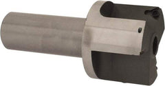 Everede Tool - 2 Inch Diameter, Interchangeable Pilot, Straight 1 Inch Shank Diameter, 3 Insert, Indexable Counterbore - 3.2 Inch Overall Length, TPGH 215 Insert, 7/16 Inch Pilot Hole Diameter Compatibility - Makers Industrial Supply