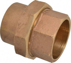 Mueller Industries - 3" Wrot Copper Pipe Union - C x C, Solder Joint - Makers Industrial Supply