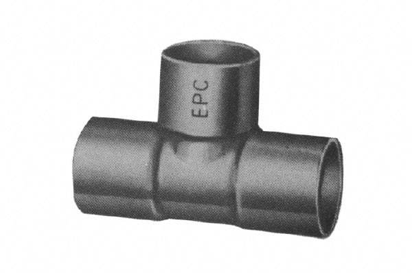 Mueller Industries - 4" Wrot Copper Pipe Tee - C x C x C, Solder Joint - Makers Industrial Supply