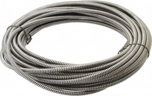 General Pipe Cleaners - 1/4" x 50' Drain Cleaning Machine Cable - Makers Industrial Supply