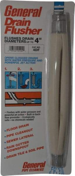 General Pipe Cleaners - Water-Pressure Flush Bags For Minimum Pipe Size: 3 (Inch) For Maximum Pipe Size: 4 (Inch) - Makers Industrial Supply