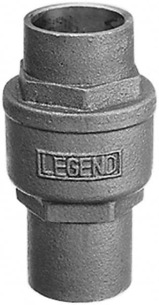 Legend Valve - 2" Bronze Check Valve - Inline, Soldered x Soldered, 250 WOG - Makers Industrial Supply