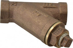 Legend Valve - 1/4" Pipe, FNPT Ends, Bronze Y-Strainer - 300 psi WOG Rating, 150 psi WSP Rating - Makers Industrial Supply