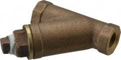 Legend Valve - 3/8" Pipe, FNPT Ends, Bronze Y-Strainer - 300 psi WOG Rating, 150 psi WSP Rating - Makers Industrial Supply