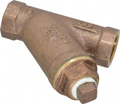 Legend Valve - 1/2" Pipe, FNPT Ends, Bronze Y-Strainer - 300 psi WOG Rating, 150 psi WSP Rating - Makers Industrial Supply