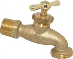 Legend Valve - 1/2 Inch Pipe, 125 psi WOG Rating, Brass Hose Bibb, Stop Valve - Makers Industrial Supply