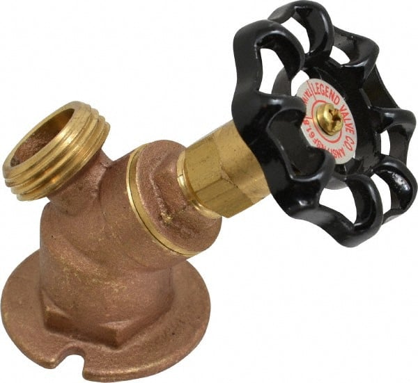 Legend Valve - 3/4" Pipe, Brass Sillcock with Lockshield - Makers Industrial Supply