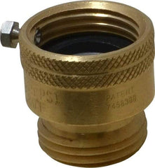 Legend Valve - 3/4" Pipe, 125 Max psi, Brass, Hose Type Vacuum Breaker Valve - Buna-N Seal, GHT End Connections - Makers Industrial Supply