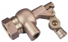 Legend Valve - 1-1/4" Pipe, Bronze, Mechanical Float Valve - 125 psi, NPTF x Plain End Connections - Makers Industrial Supply