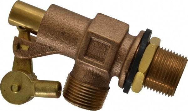 Legend Valve - 3/4" Pipe, Bronze, Mechanical Float Valve - 125 psi, MPT x MPT End Connections - Makers Industrial Supply