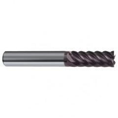 25mm Dia. - 121mm OAL - 45° Helix Firex Carbide End Mill - 10 FL - Makers Industrial Supply