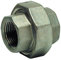 Pipe Union: 1-1/2″ Fitting, 304 Stainless Steel FNPT, Threaded, ISO, 150 psi