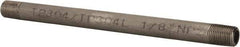 Merit Brass - Schedule 40, 1/8" Pipe x 5-1/2" Long, Grade 304/304L Stainless Steel Pipe Nipple - Welded & Threaded - Makers Industrial Supply