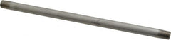 Merit Brass - Schedule 40, 1/8" Pipe x 8" Long, Grade 304/304L Stainless Steel Pipe Nipple - Welded & Threaded - Makers Industrial Supply