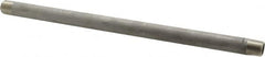 Merit Brass - Schedule 40, 3/8" Pipe x 12" Long, Grade 304/304L Stainless Steel Pipe Nipple - Welded & Threaded - Makers Industrial Supply