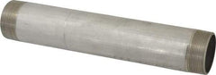 Merit Brass - Schedule 40, 2" Pipe x 12" Long, Grade 304/304L Stainless Steel Pipe Nipple - Welded & Threaded - Makers Industrial Supply