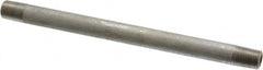 Merit Brass - Schedule 40, 1/8" Pipe x 5-1/2" Long, Grade 316/316L Stainless Steel Pipe Nipple - Welded & Threaded - Makers Industrial Supply