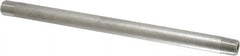 Merit Brass - Schedule 40, 1/8" Pipe x 6" Long, Grade 316/316L Stainless Steel Pipe Nipple - Welded & Threaded - Makers Industrial Supply