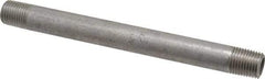 Merit Brass - Schedule 40, 1/4" Pipe x 5-1/2" Long, Grade 316/316L Stainless Steel Pipe Nipple - Welded & Threaded - Makers Industrial Supply